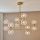 Endon 114041 - Kroonluchter met stang 12xG9/3,2W/230V goud