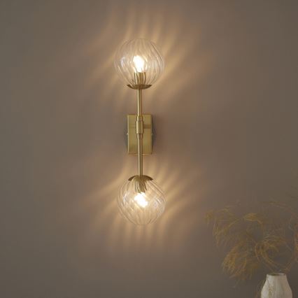 Endon 114042 - Applique murale 2xG9/3,2W/230V dorée