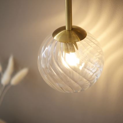 Endon 114042 - Gouden wandlamp 2xG9/3,2W/230V