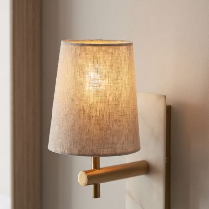 Endon 114200 - Wandlamp 1xE14/7W/230V beige/goud