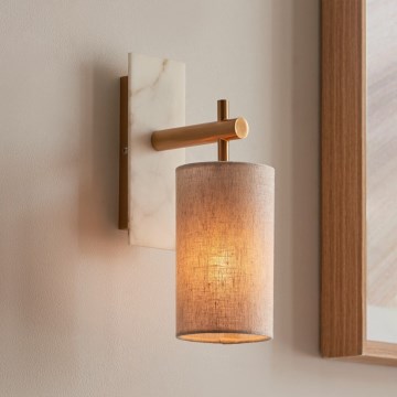 Endon 114201 - Wandlamp 1xE14/7W/230V beige/goud