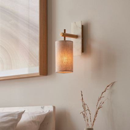 Endon 114201 - Wandlamp 1xE14/7W/230V beige/goud