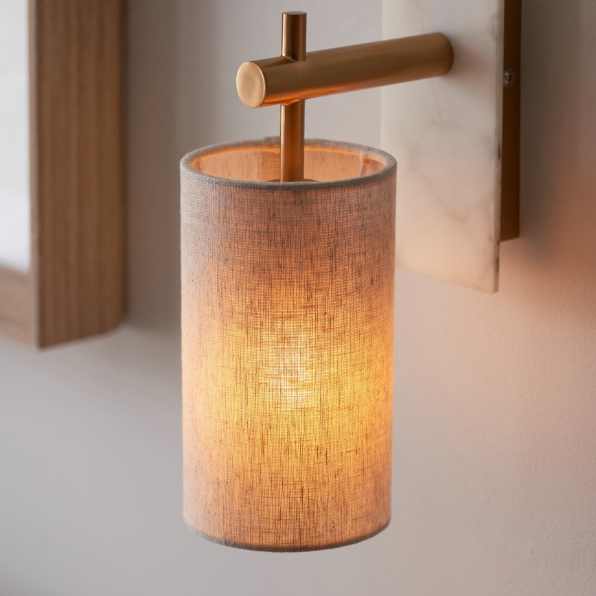 Endon 114201 - Wandlamp 1xE14/7W/230V beige/goud