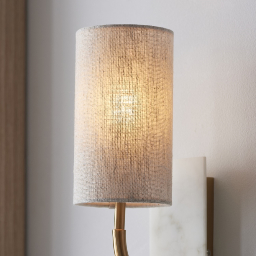 Endon 114203 - Wandlamp 1xE14/7W/230V beige/goud