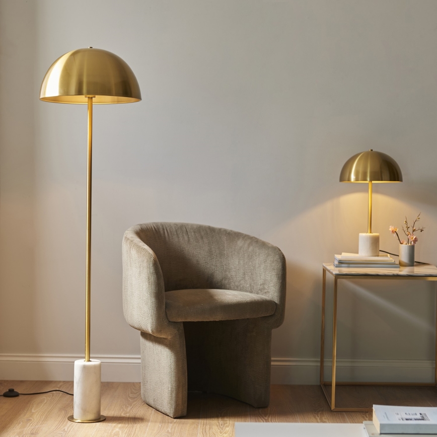 Endon 114208 - Staande Lamp BERTOIA 1xE27/10W/230V messing