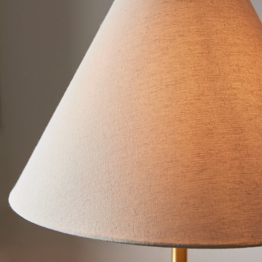 Endon 114209 - Vloerlamp 1xE27/10W/230V beige/goud