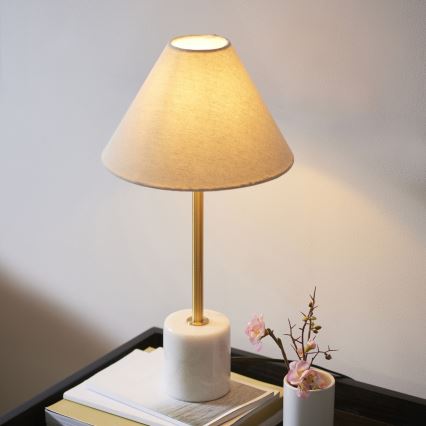 Endon 114211 - Lampe de table 1xE14/7W/230V beige/laiton