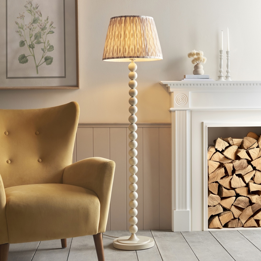 Endon 114632 - Staande Lamp HIGGLEDY 1xE27/10W/230V beige