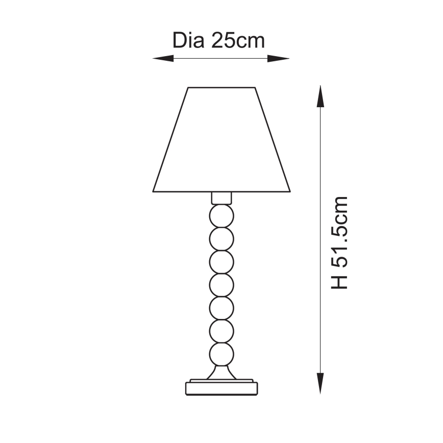 Endon 114703 - Tafellamp HIGGLEDY 1xE14/7W/230V groen
