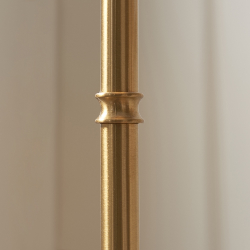 Endon 114785 - Lampadaire rechargeable à intensité variable BURLEY LED/1,5W/5V 3600 mAh laiton/gris