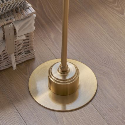 Endon 114785 - Lampadaire rechargeable à intensité variable BURLEY LED/1,5W/5V 3600 mAh laiton/gris