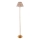 Endon 114785 - LED Dimbare oplaadbare vloerlamp BURLEY LED/1,5W/5V 3600 mAh messing/grijs