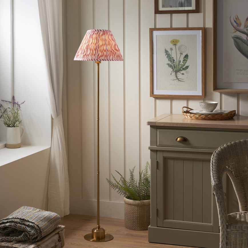 Endon 114786 - Lampadaire rechargeable à intensité variable BURLEY LED/1,5W/5V 3600 mAh laiton/rose