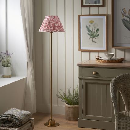 Endon 114786 - Lampadaire rechargeable à intensité variable BURLEY LED/1,5W/5V 3600 mAh laiton/rose