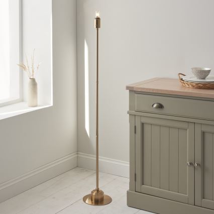 Endon 114786 - Lampadaire rechargeable à intensité variable BURLEY LED/1,5W/5V 3600 mAh laiton/rose
