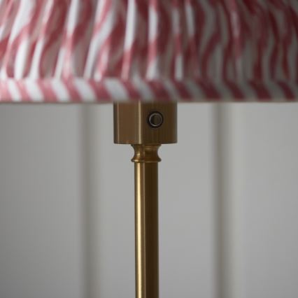 Endon 114786 - Lampadaire rechargeable à intensité variable BURLEY LED/1,5W/5V 3600 mAh laiton/rose
