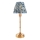 Endon 114796 - Lampe de table à intensité variable rechargeable BURLEY LED/1,5W/5V laiton/bleu