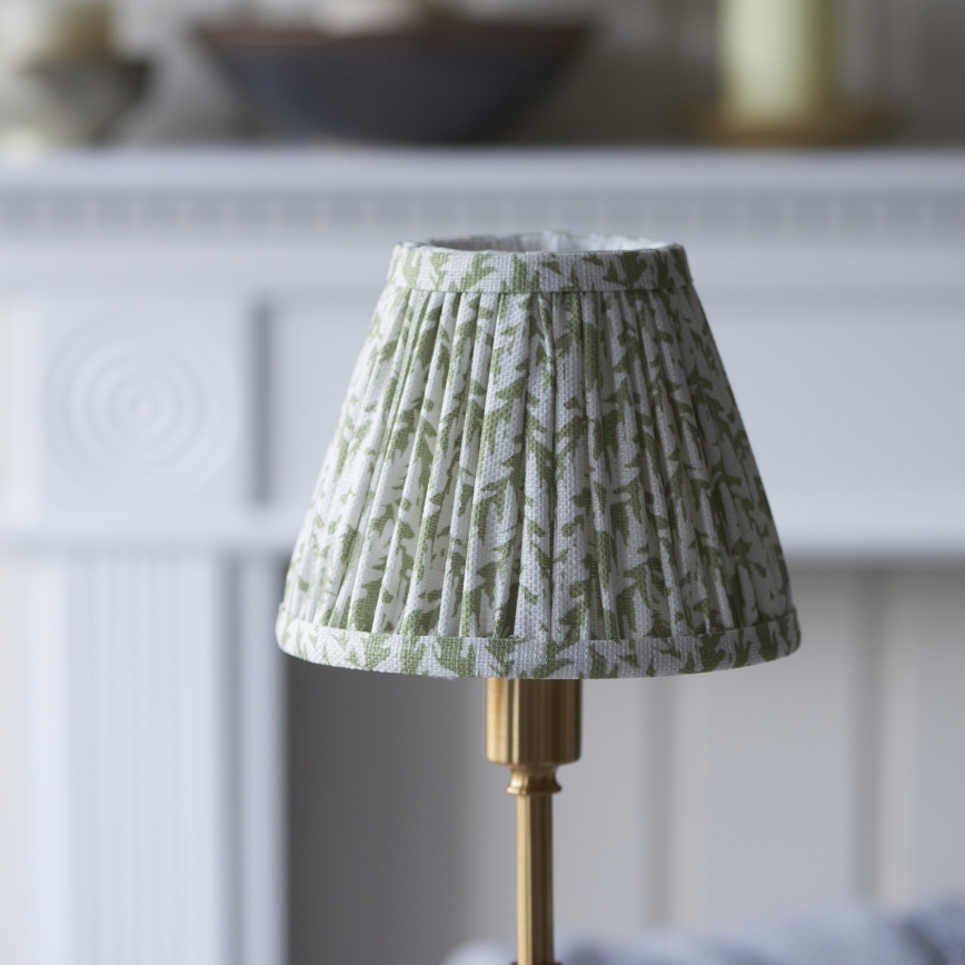 Endon 114800 - Lampe de table à intensité variable rechargeable BURLEY LED/1,5W/5V laiton/vert