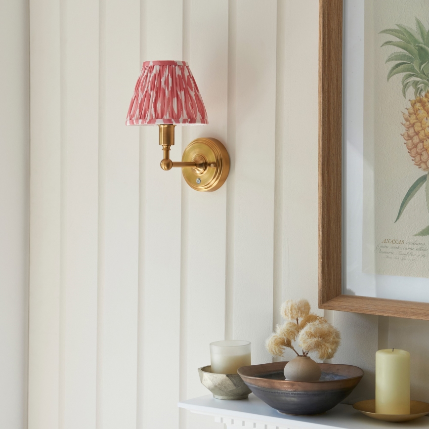 Endon 114817 - Lampe murale à intensité variable rechargeable BURLEY LED/1,5W/5V laiton/rose
