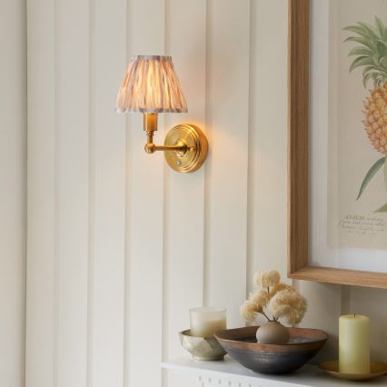 Endon 114831 - Lampe murale à intensité variable et rechargeable BURLEY LED/1,5W/5V 3600 mAh laiton/beige