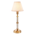 Endon 114849 - Lampe de table à intensité variable rechargeable MORTON LED/1,5W/5V 3600 mAh laiton/beige