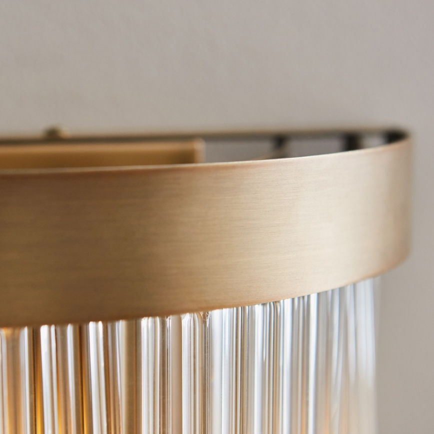 Endon 119125 - Applique murale CLERMONT 2xE14/6W/230V laiton