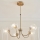 Endon 119210 - Kroonluchter aan stang HAGUE 5xG9/5W/230V messing