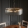 Endon 119455 - Kroonluchter aan ketting RIDGETON 8xE14/7W/230V messing