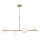 Endon 120038 - Hanglamp met stang CERCHIO 4xG9/5W/230V messing