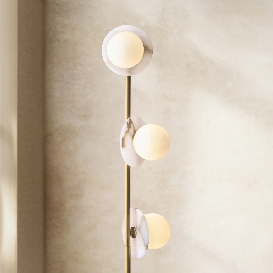 Endon 120042 - Lampadaire CERCHIO 3xG9/5W/230V laiton
