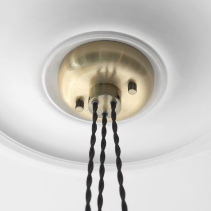Endon 120648 - Suspension sur câble 3xE27/10W/230V en laiton