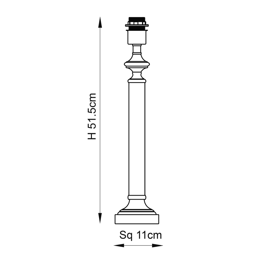 Endon 122515 - Lampe de table AVEBURY, 1xE27/10W/230V, laiton/vert