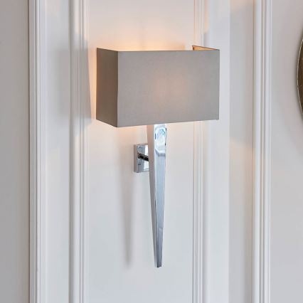 Endon 56706 - Applique murale MORETO 1xE14/7W/230V chrome brillant/gris