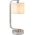 Endon 57917 - Lampe de table à intensité variable CANNING 1xE14/40W/230V chrome brillant/blanc