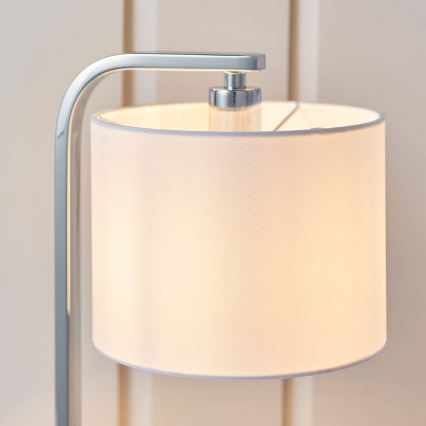Endon 57917 - Lampe de table à intensité variable CANNING 1xE14/40W/230V chrome brillant/blanc
