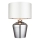 Endon 61198 - Lampe de table WALDORF 1xE27/10W/230V chrome brillant/blanc