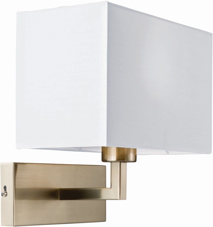 Endon 61604 - Applique murale PICCOLO 1xE27/10W/230V blanc/chrome mat
