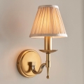 Endon 63653 - Applique murale STANFORD 1xE14/40W/230V, finition laiton/beige