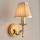 Endon 63653 - Applique murale STANFORD 1xE14/40W/230V, finition laiton/beige