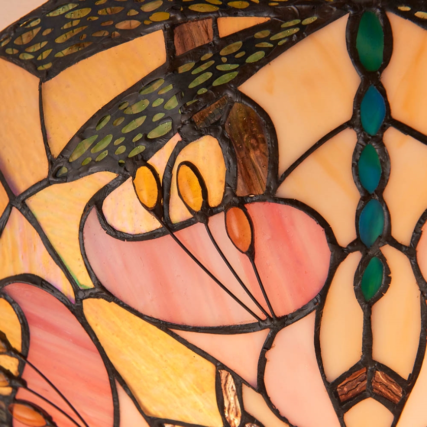 Endon 63922 - Tiffany-plafondlamp ASHTON, 2x E27 (max. 60 W), 230 V, Ø 45 cm