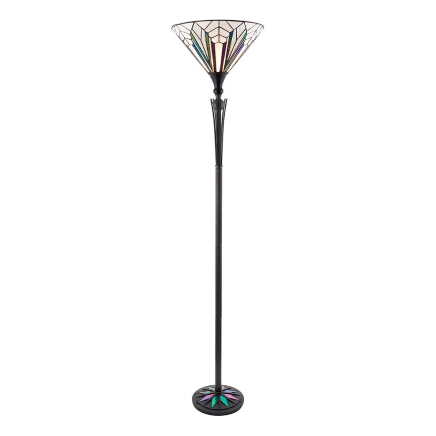 Endon 63933 - Vloerlamp Tiffany ASTORIA 1xE27/60W/230V Ø 40 cm