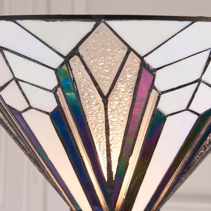 Endon 63933 - Vloerlamp Tiffany ASTORIA 1xE27/60W/230V Ø 40 cm