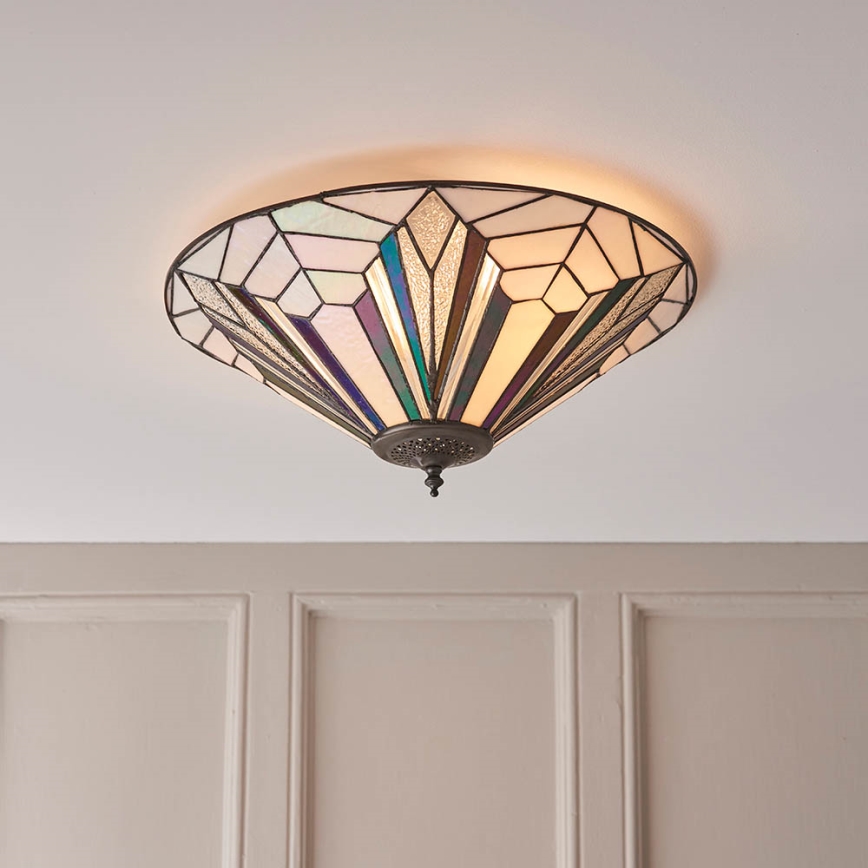 Endon 63935 - Plafonnier ASTORIA 2xE27/60W/230V d. 48 cm