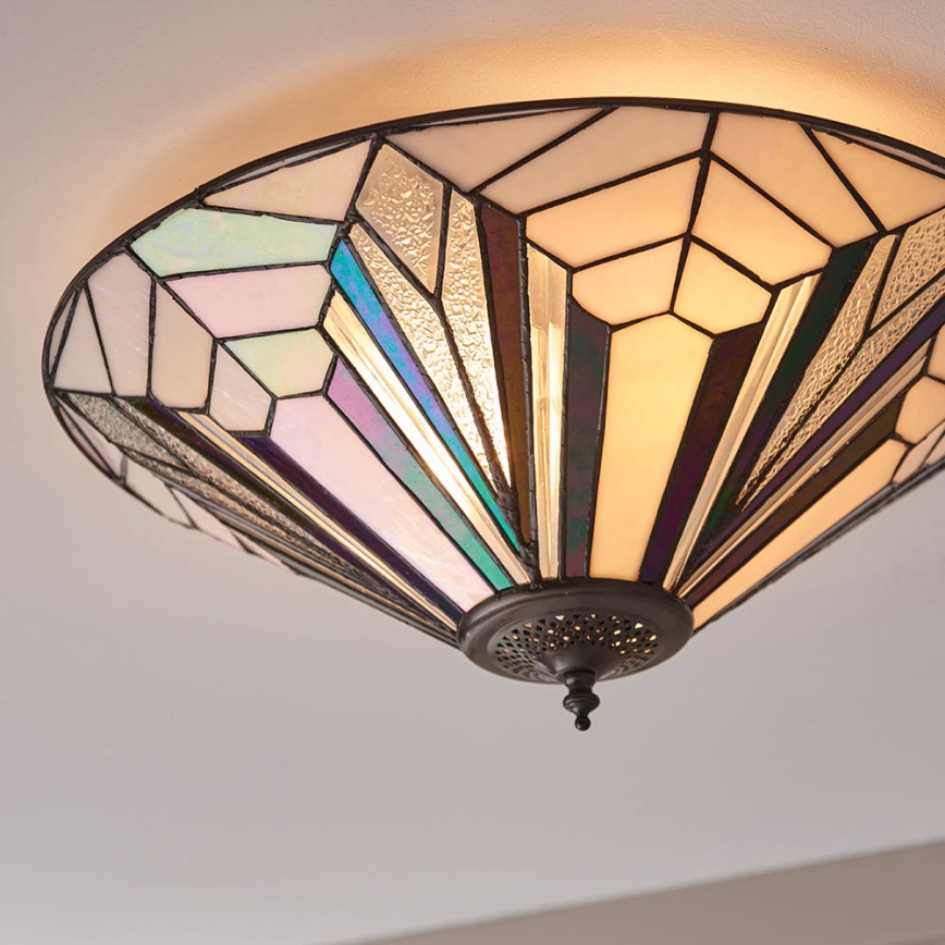 Endon 63935 - Plafonnier ASTORIA 2xE27/60W/230V d. 48 cm