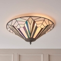 Endon 63935 - Plafonnier Tiffany ASTORIA 2xE27/60W/230V Ø 48 cm