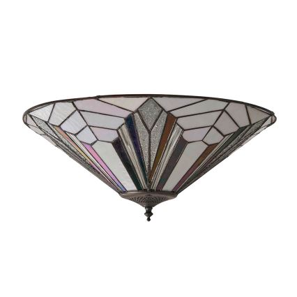 Endon 63935 - Tiffany plafondlamp ASTORIA 2xE27/60W/230V Ø 48 cm
