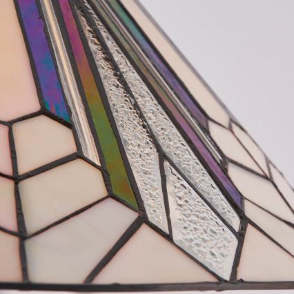 Endon 63937 - Suspension à chaîne Tiffany ASTORIA 1xE27/60W/230V Ø 40 cm