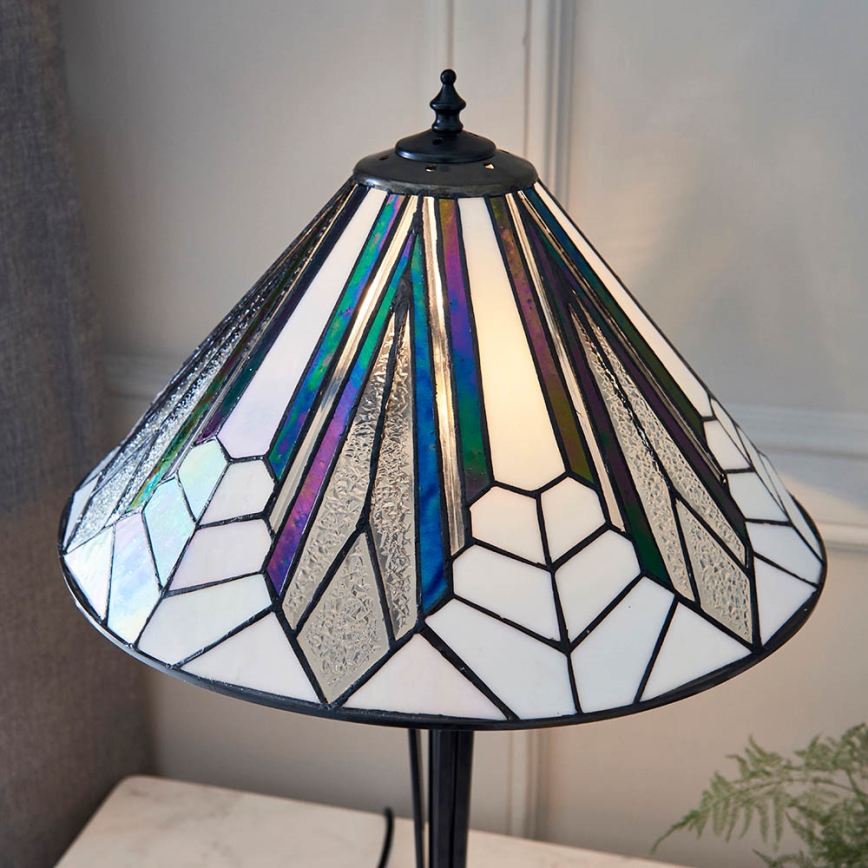 Endon 63939 - Tafellamp Tiffany ASTORIA 2xE27/60W/230V Ø 40 cm
