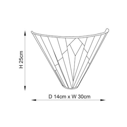 Endon 63940 - Wandlamp ASTORIA 1xE14/40W/230V