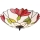 Endon 63960 - Plafonnier BOTANICA 2xE27/60W/230V Ø 45 cm